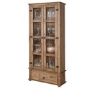 Ver imagem 2 de Armário Despensa 2 Portas Em Vidro Madeira Maciça Mel Shop JM
