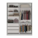 Ver imagem 2 de Guarda Roupa Solteiro 2 Portas Rc2002 Linha Roupeiros Emovell