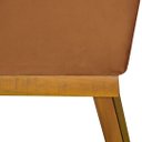 Ver imagem 4 de Poltrona Decorativa para Sala Bella Base Madeira Maciça Veludo Divini Decor:terracota