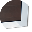 Ver imagem 5 de Porta Alumínio Lambril c/Grade 86 e. V.Refl.Mix Corten Brimak
