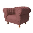 Ver imagem 2 de Kit 2 Poltronas Elisabeth Chesterfield Capitonê Veludo Rose / Decoração, recepção TV, Sala