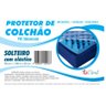 Protetor de Colchão Solteiro Pvc com Elástico Transparente - 4