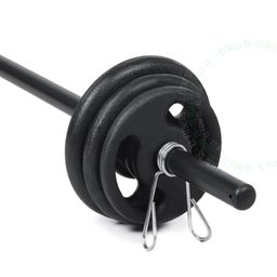 Kit Anilhas 12kg + Barra 120 Cm Com Presilhas Body Pump - 2