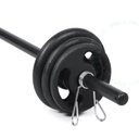 Ver imagem 2 de Kit Anilhas 12kg + Barra 120 Cm Com Presilhas Body Pump