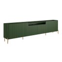 Ver imagem 2 de Rack para Sala 4 Portas Brisadas Mdf L220 X A65cm