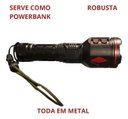 Ver imagem 5 de Lanterna Militar Led Recarregável Sabre de Luz Super Potente Zoom Longo Alcance de até 2km Tr