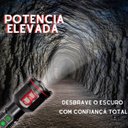 Ver imagem 4 de Lanterna Militar Led Recarregável Sabre de Luz Super Potente Zoom Longo Alcance de até 2km Tr