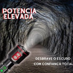 Lanterna Militar Led Recarregável Sabre de Luz Super Potente Zoom Longo Alcance de até 2km Tr - 4
