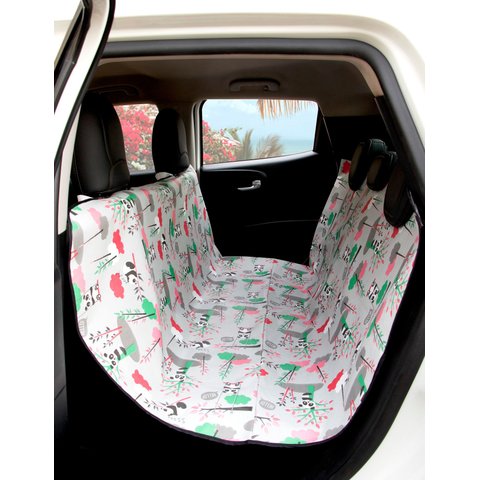 Protetor Pet de Veiculo para Banco Traseiro Panda