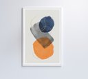 Ver imagem 6 de Quadro Abstrato Círculos 2 - 80x120 Cm - Vidro Impresso
