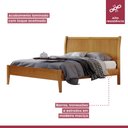 Ver imagem 2 de Cama Casal Classic Josandro Amêndoa Mel