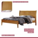 Ver imagem 4 de Cama Casal Classic Josandro Amêndoa Mel