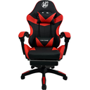 Ver imagem 1 de Cadeira Gamer Ergonômica C/ Apoio para Os Pés - Vermelha