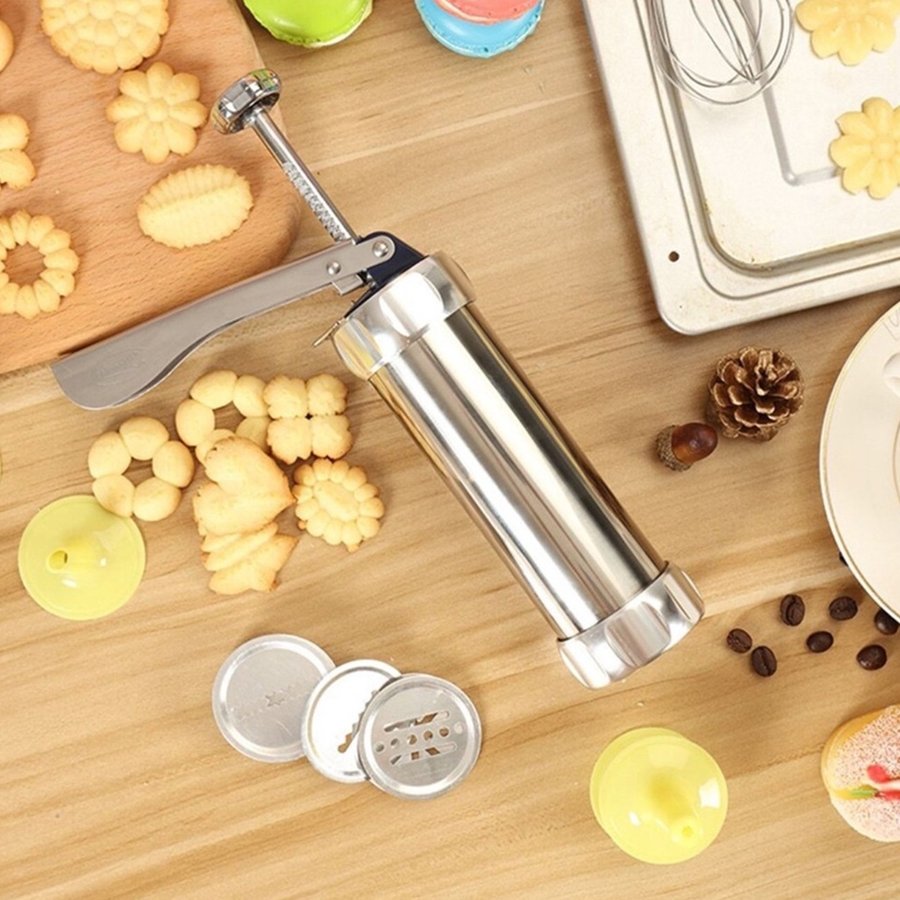 Ver imagem 2 de Biscoiteira Maquina de Fazer Biscoito Bolacha e Decora Bolo
