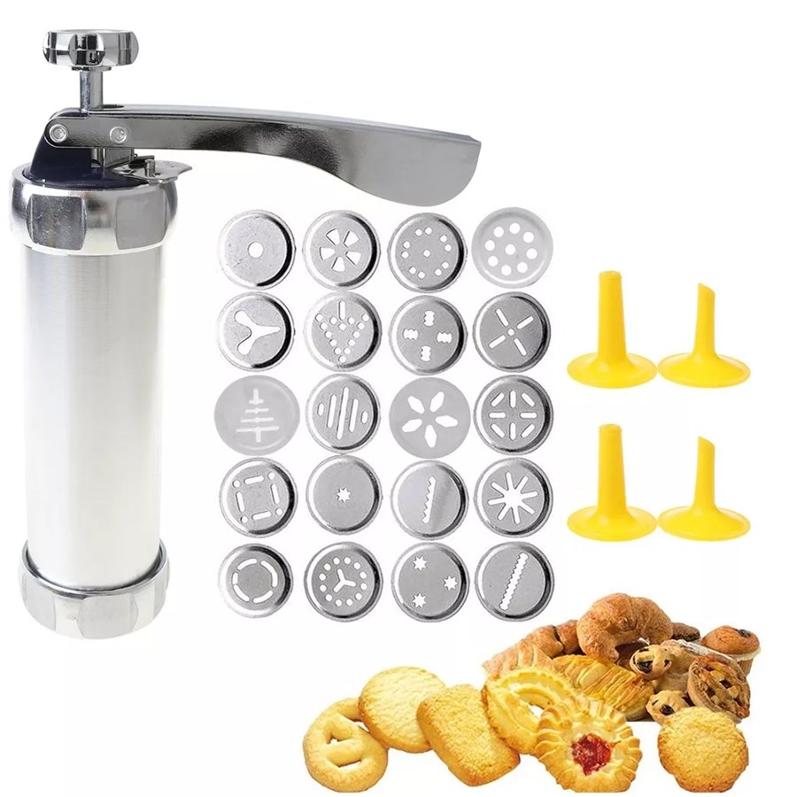 Ver imagem 3 de Biscoiteira Maquina de Fazer Biscoito Bolacha e Decora Bolo