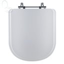 Ver imagem 1 de Assento Sanitário Tampa de Vaso Branco Resina Poliester Vogue Plus para Bacia Deca