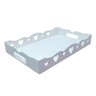 Bandeja de Coração para Café da Manhã 100% Mdf (35x23x05) Branco - 1