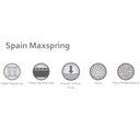 Ver imagem 2 de Cama Box c/Auxiliar Casal: Colchão Herval Maxspring Spain + Base CRC Courano Branco(138x188)