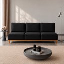 Ver imagem 1 de Sofá Atenas Fixo 180cm - Preto