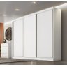 Guarda Roupa Casal 3 Portas 6 Gavetas - Diamond-branco - Móveis Novo Horizonte - 2