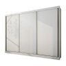 Guarda Roupa Casal 3 Portas 6 Gavetas - Diamond-branco - Móveis Novo Horizonte - 1
