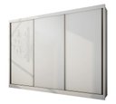 Ver imagem 1 de Guarda Roupa Casal 3 Portas 6 Gavetas - Diamond-branco - Móveis Novo Horizonte