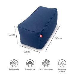 Puff Brisa com Apoio - Pufe Ideal para Área Interna/externa, Super Leve e Aconchegante - 6