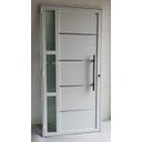 Ver imagem 2 de Porta de Alumínio  210 x 100 Com Vidro - Lambri Duplo