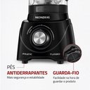 Ver imagem 3 de Liquidificador Pratic Turbo Mondial L-98-b 127v 60hz