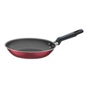 Ver imagem 1 de Frigideira Loreto Alumínio Antiaderente Starflon Cabo Baquelite 24 Cm 1,3 L Vermelho