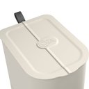 Ver mais imagens de Lixeira Borboleta com Pedal 6 Litros Light Gray com Alça - 10660/0468 - Coza Lixeira Borboleta C/ Pe