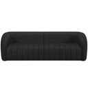 Ver imagem 6 de Kit Sofá 4 Lugares para Sala 292cm com 01 Poltrona Lazio M03 Corano Preto - Lyam Decor
