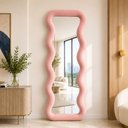 Ver imagem 1 de Espelho de Corpo New York Veludo 58x160cm Rosa