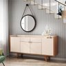 Aparador Buffet para Sala de Estar Edenia 220 Cm H01 Off White - Nature Clique Chique - 2