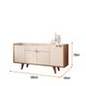 Aparador Buffet para Sala de Estar Edenia 220 Cm H01 Off White - Nature Clique Chique - 6