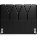 Ver imagem 3 de Cabeceira Cama Box Quenn 160 Cm Aurora W01 Couríssimo Preto Brilho - Lyam Decor