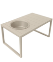 Ver imagem 1 de Mesa de Centro para Área Externa Retangular