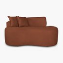 Ver imagem 3 de Sofá Orgânico 2 Lugares Curvo Feijão Design Elegante Suede