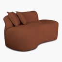 Ver imagem 5 de Sofá Orgânico 2 Lugares Curvo Feijão Design Elegante Suede