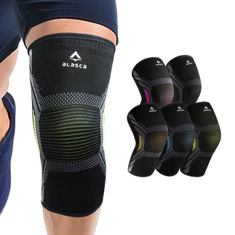 Joelheira de Compressão Sense Alasca - para Todo Tipo de Esporte:g/verde/unissex