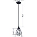 Ver imagem 2 de Pendente Aramado Teardrop Preto Sala Quarto Cozinha Banheir