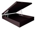 Ver imagem 1 de Cama Box Baú Casal Sintético Marrom 38x138x188