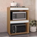 Ver imagem 1 de Balcão Adriana para Cooktop 4 ou 5 Bocas - AM/BC - Ajl Móveis