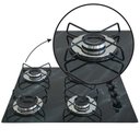 Ver imagem 3 de Cooktop Gás 4 Bocas Ultra Chama 127/220 Marmorizado