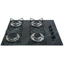 Ver imagem 1 de Cooktop Gás 4 Bocas Ultra Chama 127/220 Marmorizado