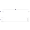 Ver imagem 2 de Porta Toalha 60cm Deca Versa Black Matte