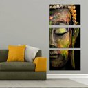Ver imagem 2 de Quadros Decorativos Buda Colorido 120 X 60 Cm