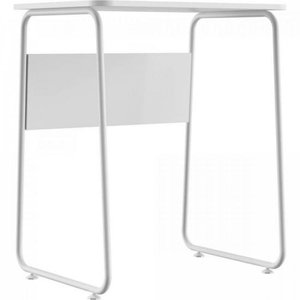 Mesa Compacta para Computador New Job Branca Multivisão