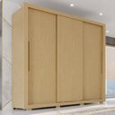 Ver imagem 1 de Guarda-Roupa Casal 3 Portas de Correr 185cm Multimóveis Madeirado