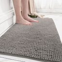 Ver imagem 1 de Tapete para Banheiro Bolinha Microfibra Absorvente Colors Cinza